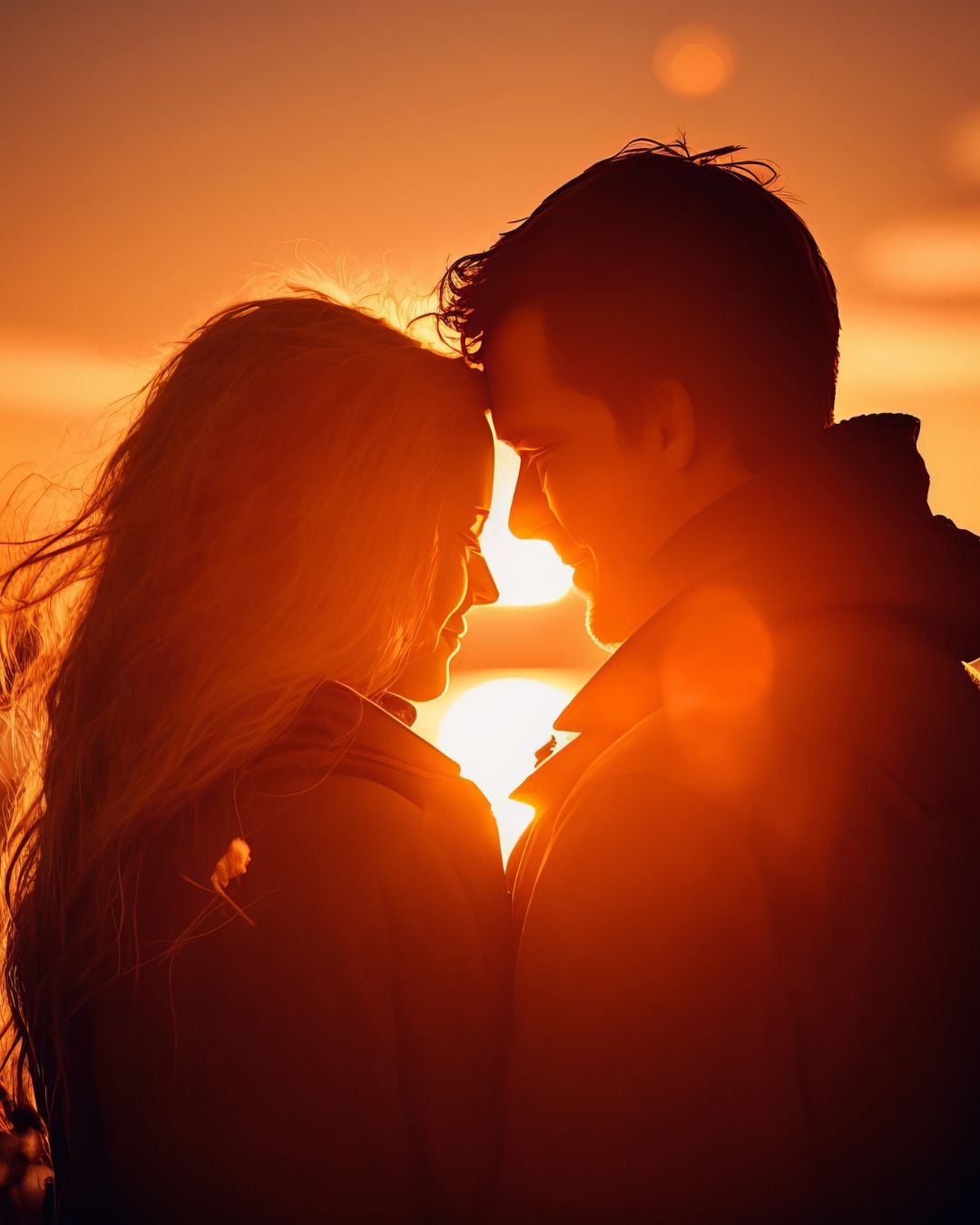 A couple embracing at sunset, representing the benefits of couples counselling at The Beach Haven Counselling Services in Joondalup